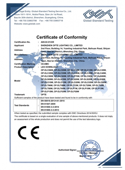 Downlight CE-EMC