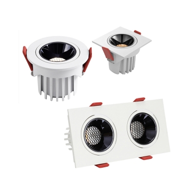 Baffle LED Downlights Twins Triples